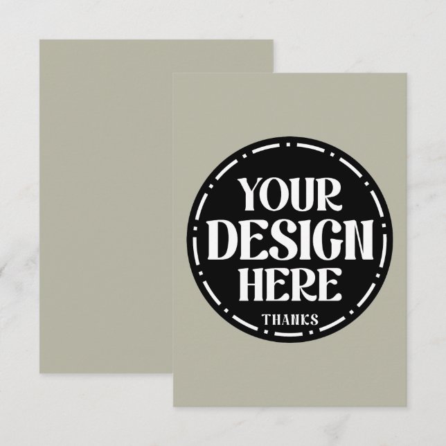 Custom Dad Appreciation gift Design Card (Front/Back)