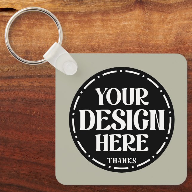 Custom Dad Appreciation gift Design Key Ring (Front)