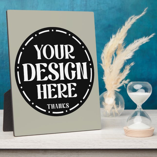 Custom Dad Appreciation gift Design Plaque (Side)