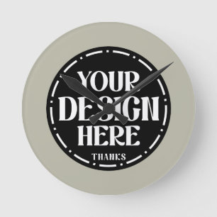 Custom Dad Appreciation gift Design Round Clock
