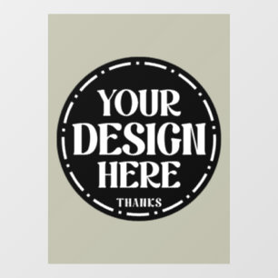 Custom Dad Appreciation gift Design Window Cling
