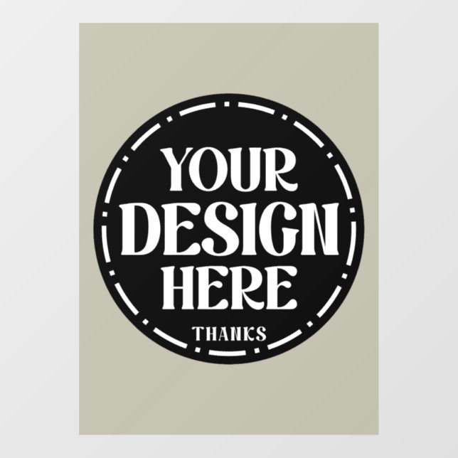 Custom Dad Appreciation gift Design Window Cling (Sheet)
