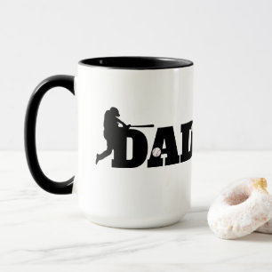 Custom Dad Baseball Mug