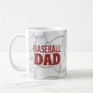 Custom Dad Baseball Personalised Coffee Mug