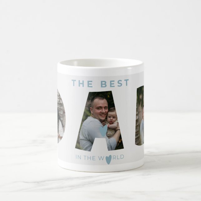 Custom Dad Coffee Mug – Personalised Father's Day  (Center)