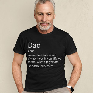 Custom Dad Definition For Daddy T-Shirt