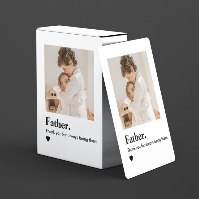 Custom Dad Photo  | Father’s Day  Playing Cards (Creator Uploaded)