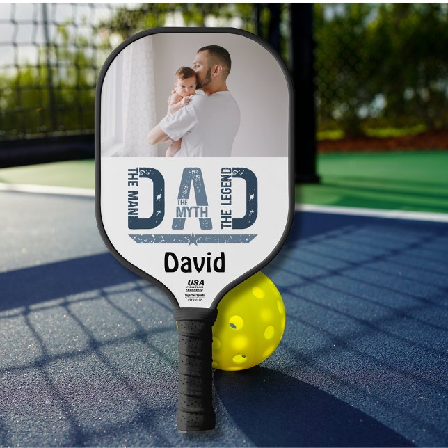 Custom Dad Pickleball Paddle – Man. Myth. Legend (Creator Uploaded)