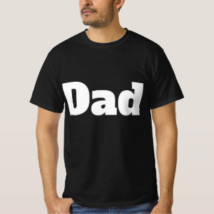Custom Dad T-Shirt, Personalised Father's Day Gift T-Shirt