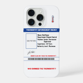 Custom Dad Thermostat Agency Phone Case