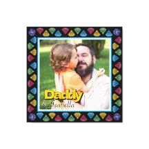 Custom Daddy & Me Photo Keepsake – Personalised 