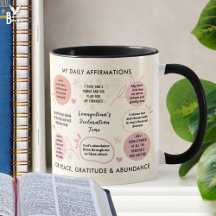 Custom Daily Affirmations Christian Bible Verse