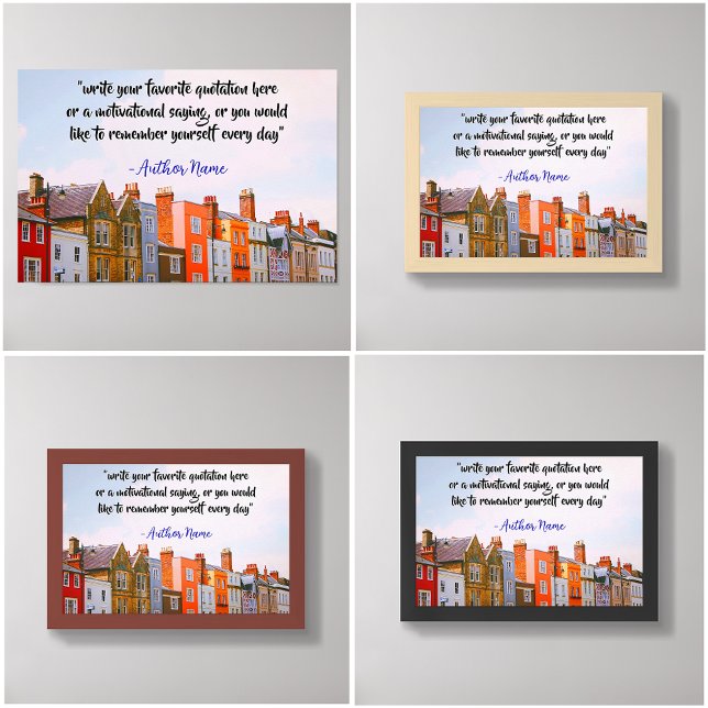 Custom Daily Quotes / Create Your Own Quote  Poster (Minimalist Text Custom Quote posters)