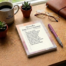 Custom Daily Reset Self Care Checklist