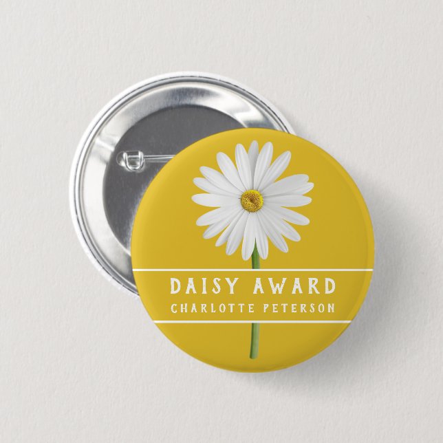 Custom  Daisy Award  6 Cm Round Badge (Front & Back)