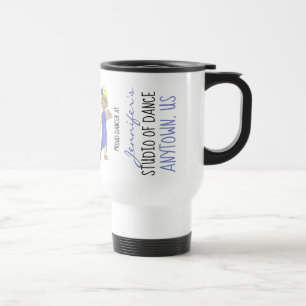 Custom Dance School Studio Proud Dancer Lyrical Travel Mug