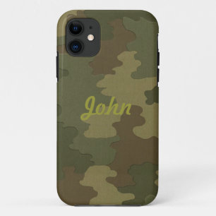 Custom Dark Camouflage iPhone 5 Case
