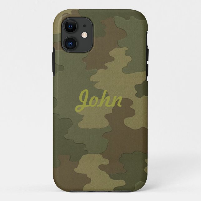 Custom Dark Camouflage iPhone 5 Case (Back)