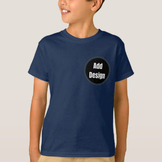 Custom Dark Gray Design Add Photo or Text T-Shirt