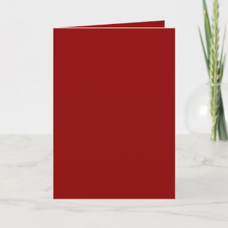 Custom dark red simple Design Add Photo or Text Holiday Card