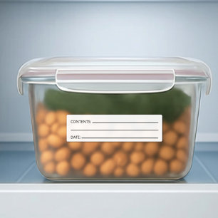 Custom Date & Content Organisation Freezer Labels