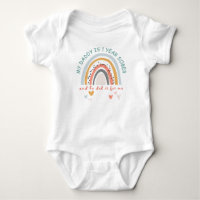 Custom Date My Daddy is 1 Year Sober, Rainbow