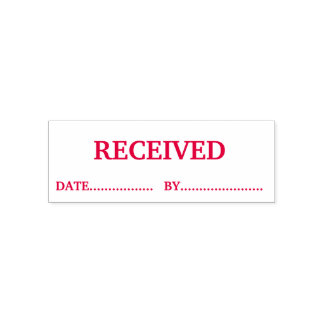  Custom Date Stamp RED