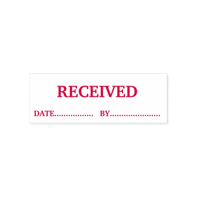  Custom Date Stamp RED (Design)