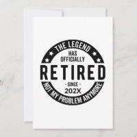 Custom Date The Legend Has Officially Retired