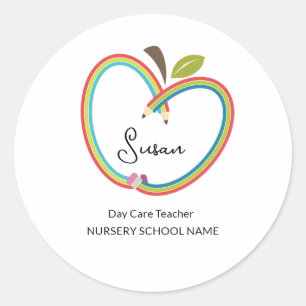 Custom Daycare Teacher stickers