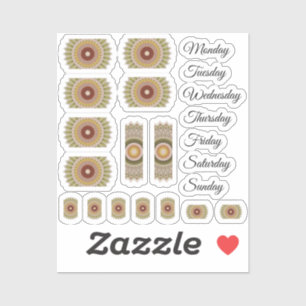 Custom Days of the week Mandala