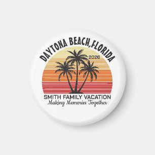 Custom Daytona Beach Florida Men's Basic T-Shirt Magnet