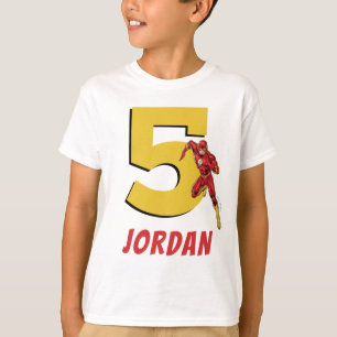 Custom DC Comics The Flash Birthday T-Shirt