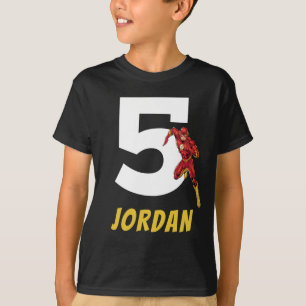 Custom DC Comics The Flash Birthday T-Shirt