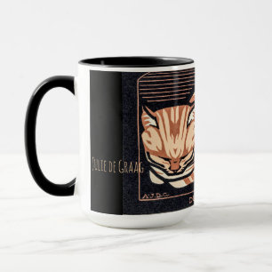 Custom December Cat - Julie de Graag Name Mug