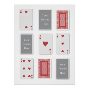 Custom Deck of Cards Picture Wall Art