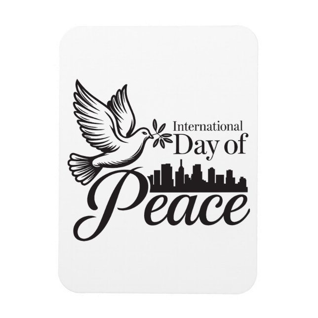 Custom Decorative Day of Peace Magnets (Vertical)