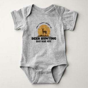 Custom Deer Hunting Jersey Bodysuit for Baby