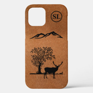 Custom Deer Silhouette Apple iPhone 12 Case