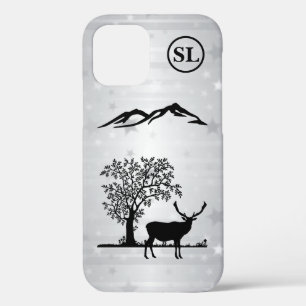 Custom Deer Silhouette Apple iPhone 12 Case