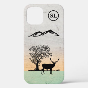Custom Deer Silhouette Apple iPhone 12 Case