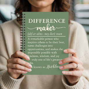 Custom Definition Journal for Mentors or Coworkers