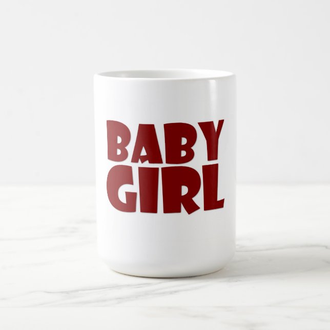 Custom deign baby girl Mug (Center)