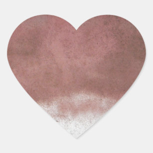 custom deluxe pink and white heart sticker