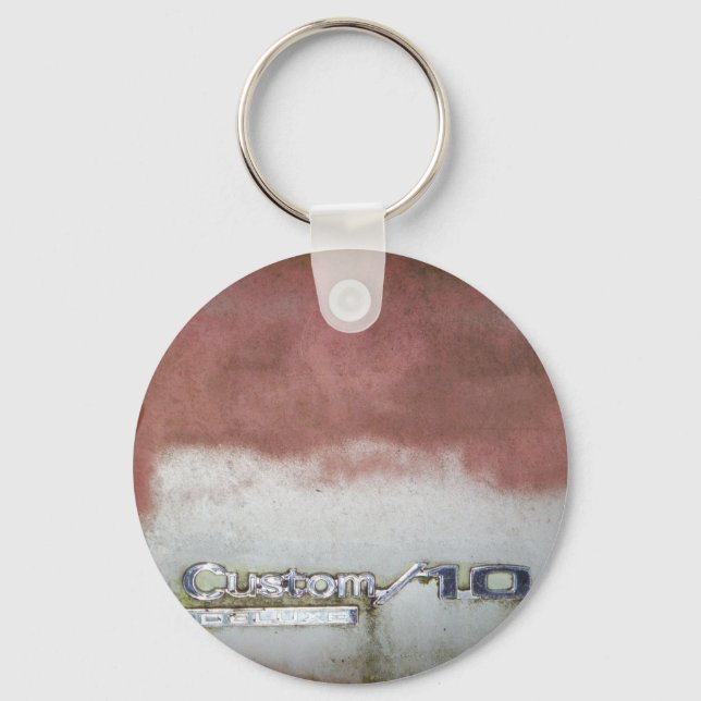 custom deluxe pink and white key ring (Front)