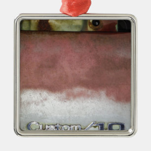 custom deluxe pink and white metal tree decoration