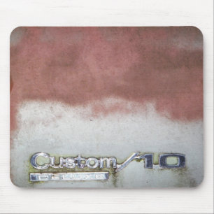 custom deluxe pink and white mouse mat