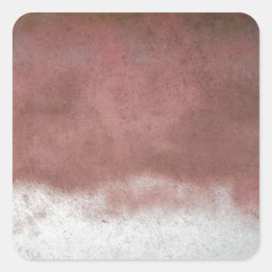 custom deluxe pink and white square sticker