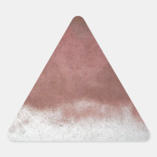 custom deluxe pink and white triangle sticker
