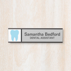 Custom Dental Office Reception Logo Door Sign